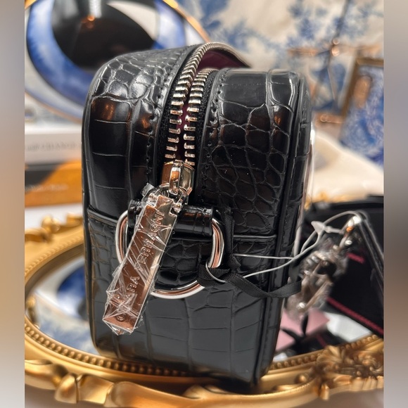 🆕 CHIARA FERRAGNI 🧿 NWT Eyelike-Motif Borsa Crossbody Bag - Black 🧿 - Picture 13 of 14